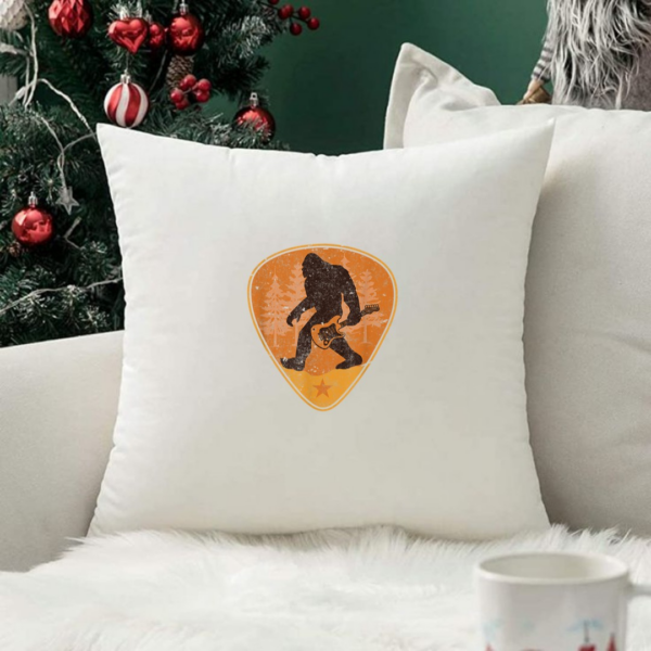 Bigfoot Guitar Sasquatch Yeti Shirt Guitarist Music Men Tee Pillows - Image 2