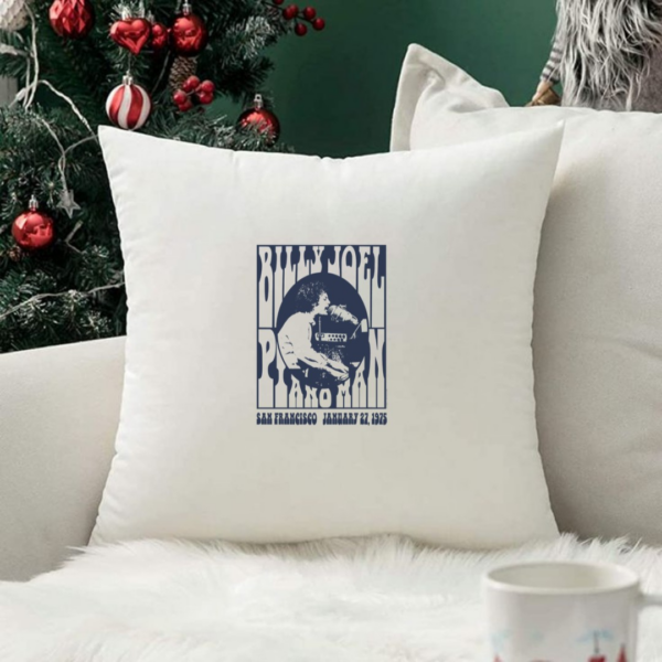 Billy Joel Piano Man 1975 Long Sleeve Pillows - Image 2
