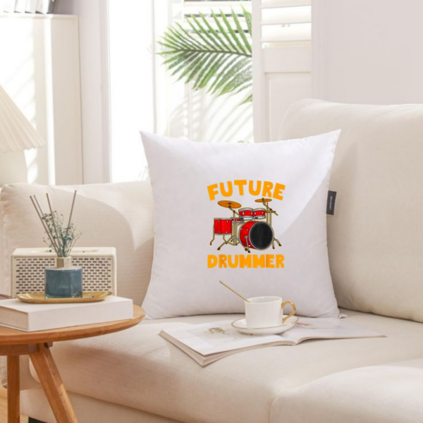 Future Drummer Inspirational Percussionist Rockstar Musician Pillows - Image 4
